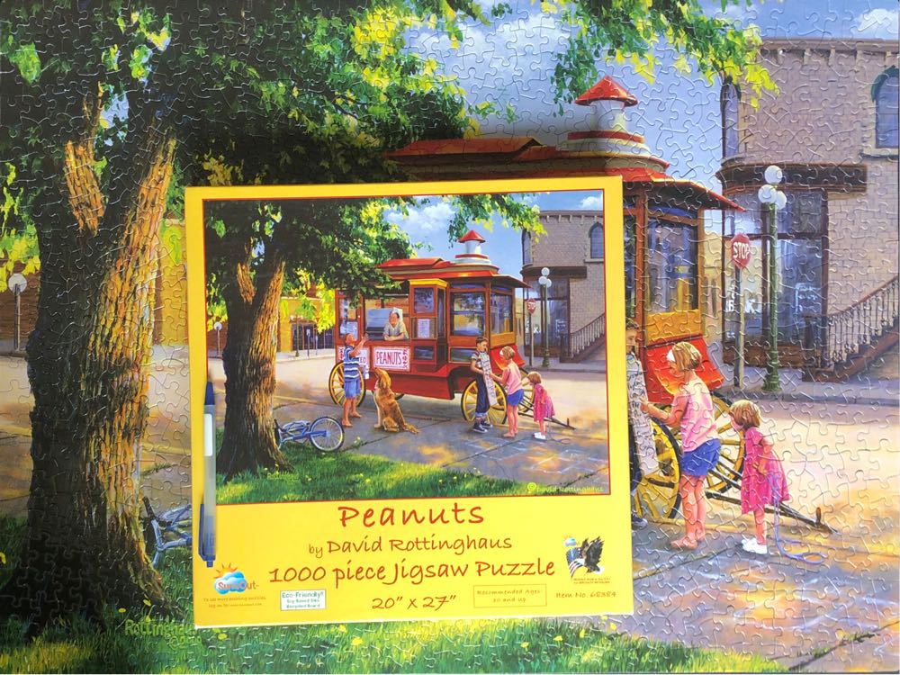 Peanuts 🟦 - SunsOut puzzle collectible [Barcode 796780683846] - Main Image 4