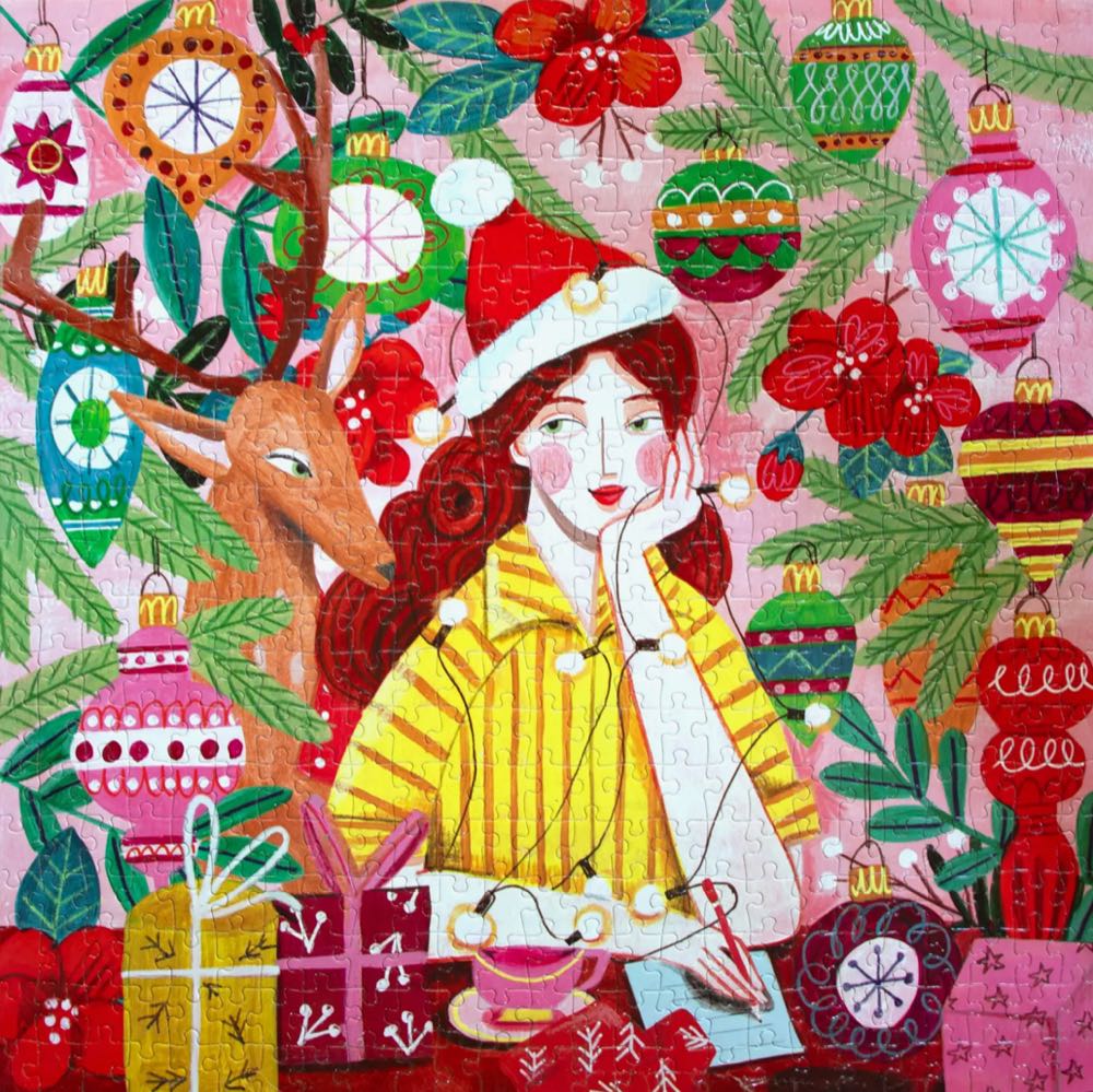 Ms. Santa’s Reindeer - Eeboo puzzle collectible [Barcode 689196515323] - Main Image 2