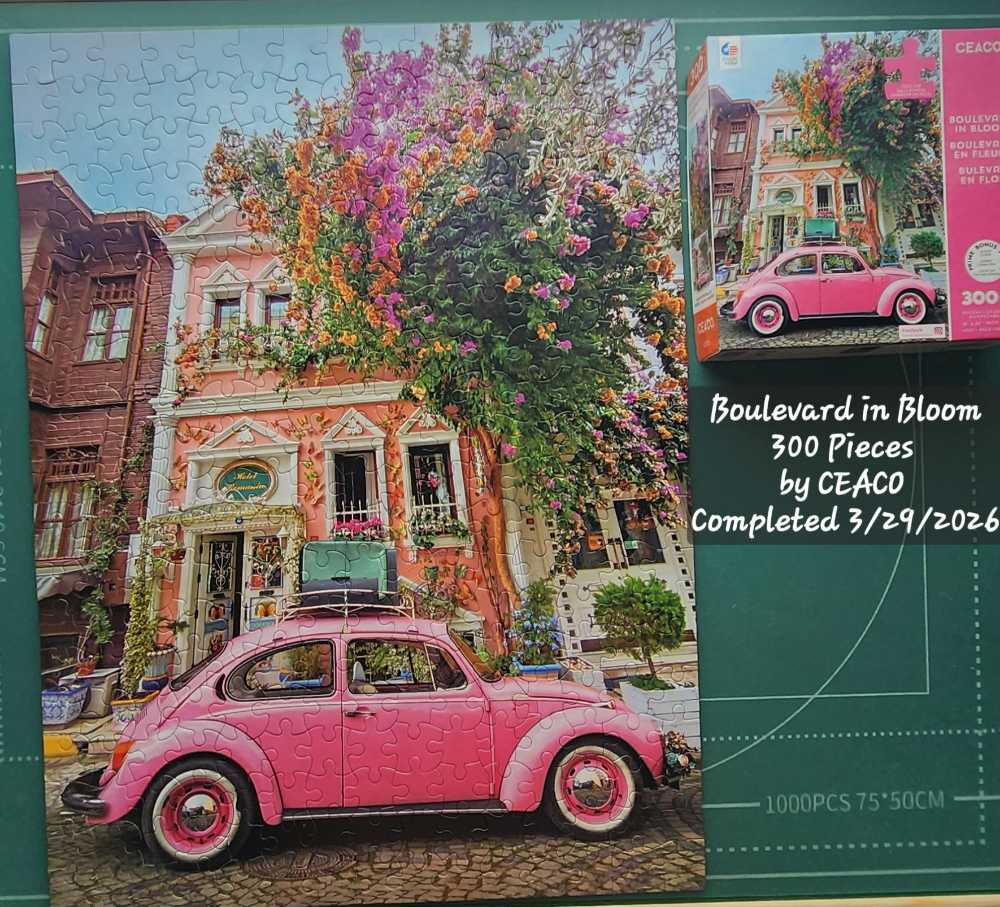 300: Boulevard In Bloom - Ceaco puzzle collectible [Barcode 021081223584] - Main Image 4