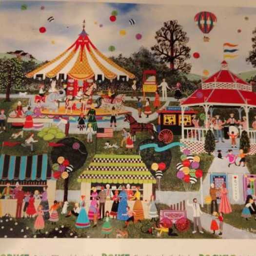 Candied Apples And Candy Corn  - Ceaco puzzle collectible [Barcode 021081022040] - Main Image 2