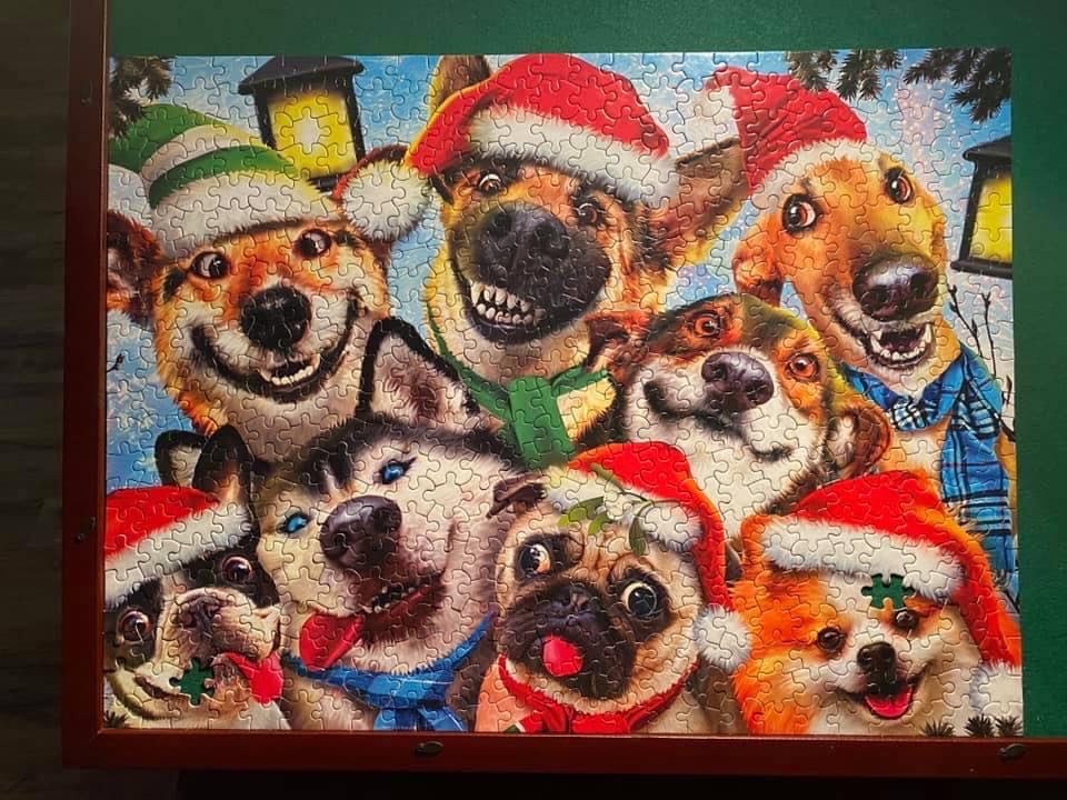 Christmas Cheer Selfie  - Ceaco puzzle collectible - Main Image 2