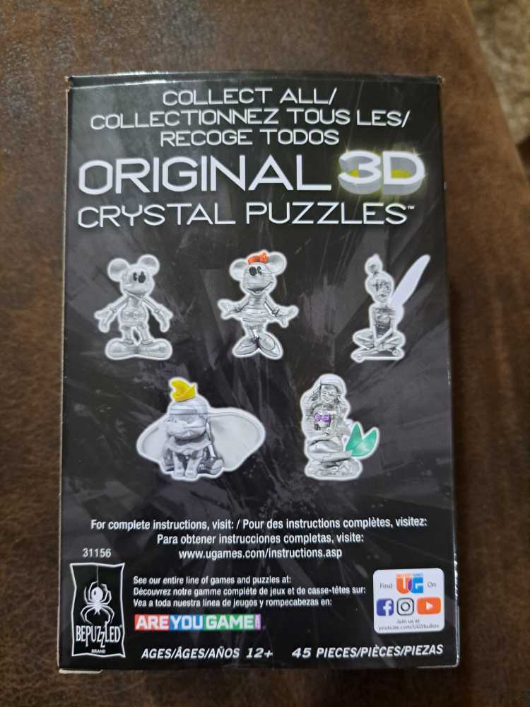 3D Marie Disney 100 - Bepuzzled puzzle collectible [Barcode 023332311569] - Main Image 3