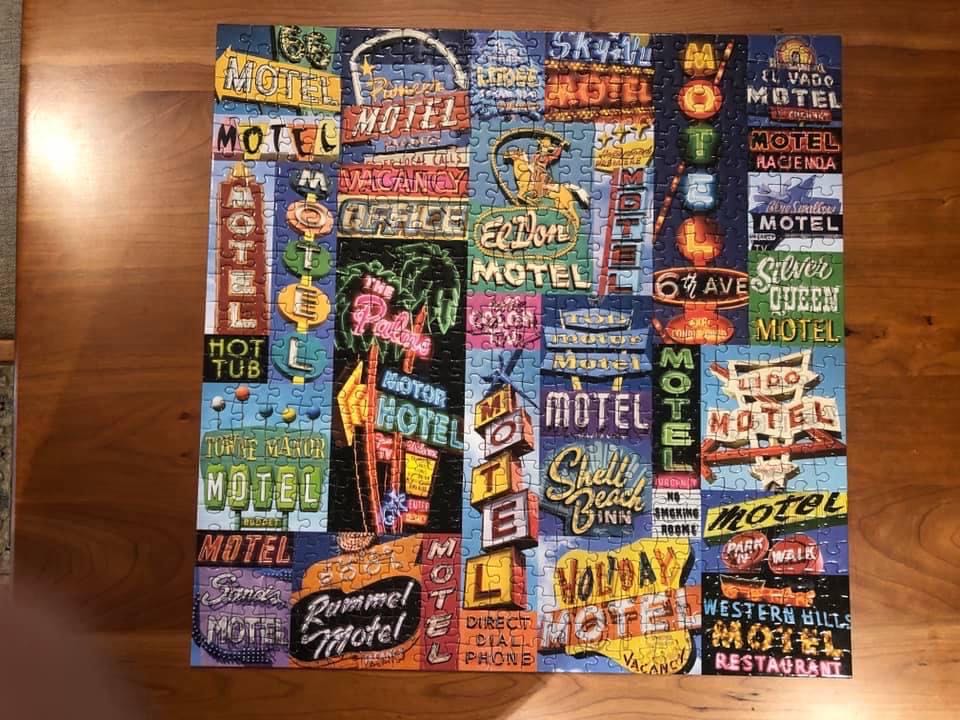 Vintage Motel Signs - Galison puzzle collectible - Main Image 2
