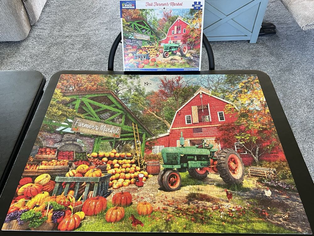 Fall Farmer’s Market (NIB) NFT - White Mountain puzzle collectible [Barcode 724819266692] - Main Image 3