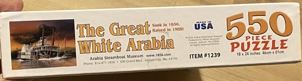 The Great White Arabia - 633, 6/8/24-SOLD - White Mountain puzzle collectible - Main Image 2
