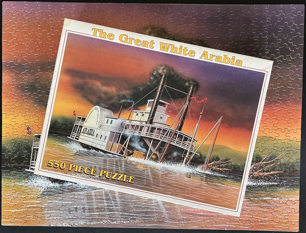 The Great White Arabia - 633, 6/8/24-SOLD - White Mountain puzzle collectible - Main Image 4