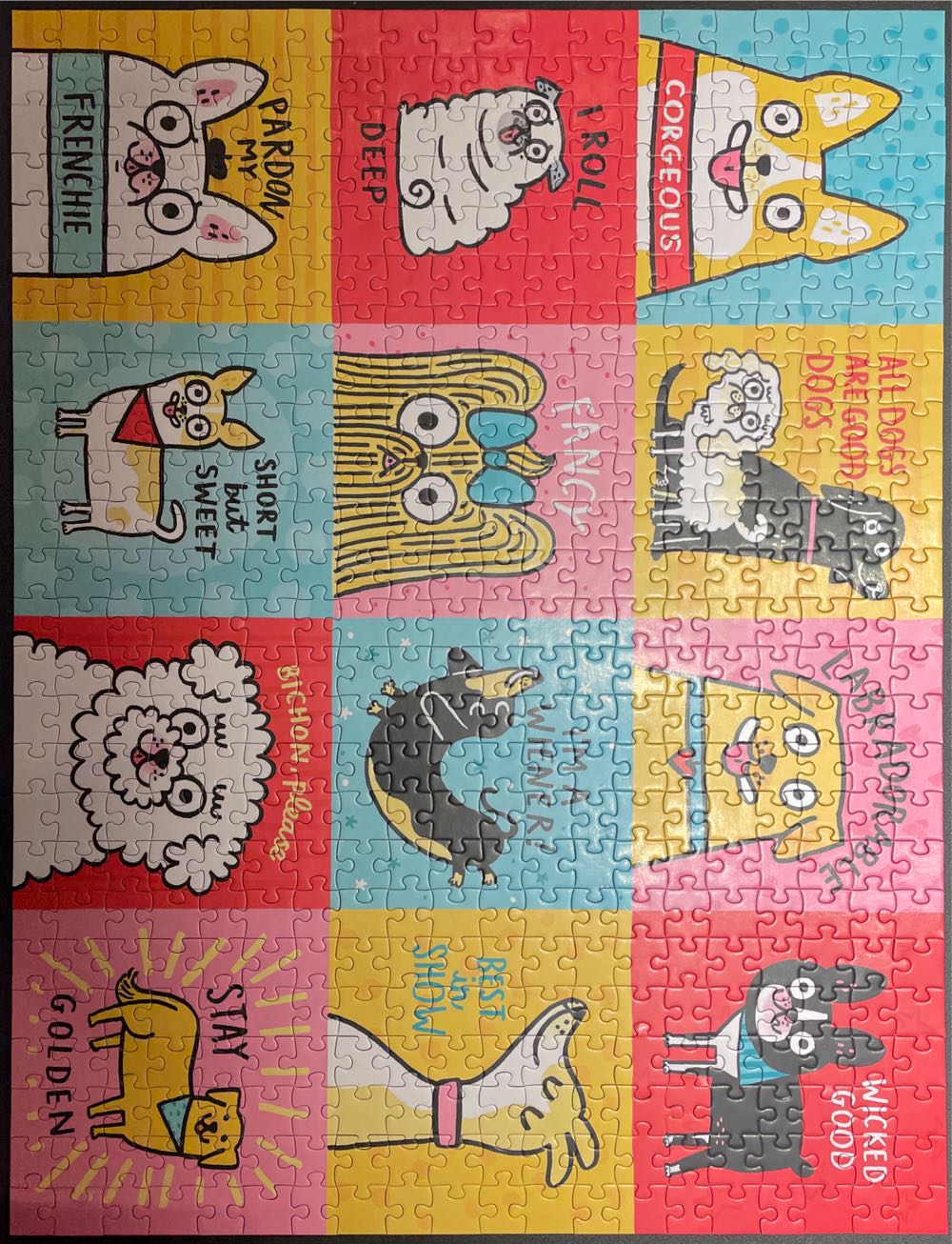 Traded -All Dogs Are Good Dogs - Badge Bomb puzzle collectible [Barcode 9781735037325] - Main Image 2