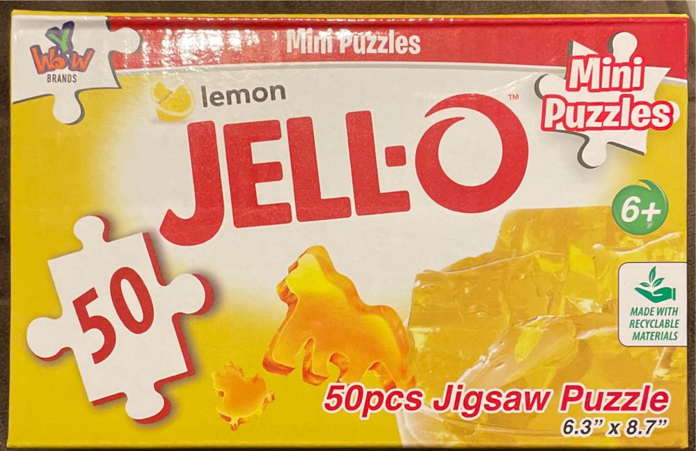 Jello Puzzle Lemon - YWOW Brands puzzle collectible [Barcode 4897108241956] - Main Image 2