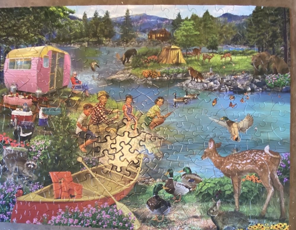 Angling For Fun - Bits & Pieces puzzle collectible [Barcode 192949066350] - Main Image 2