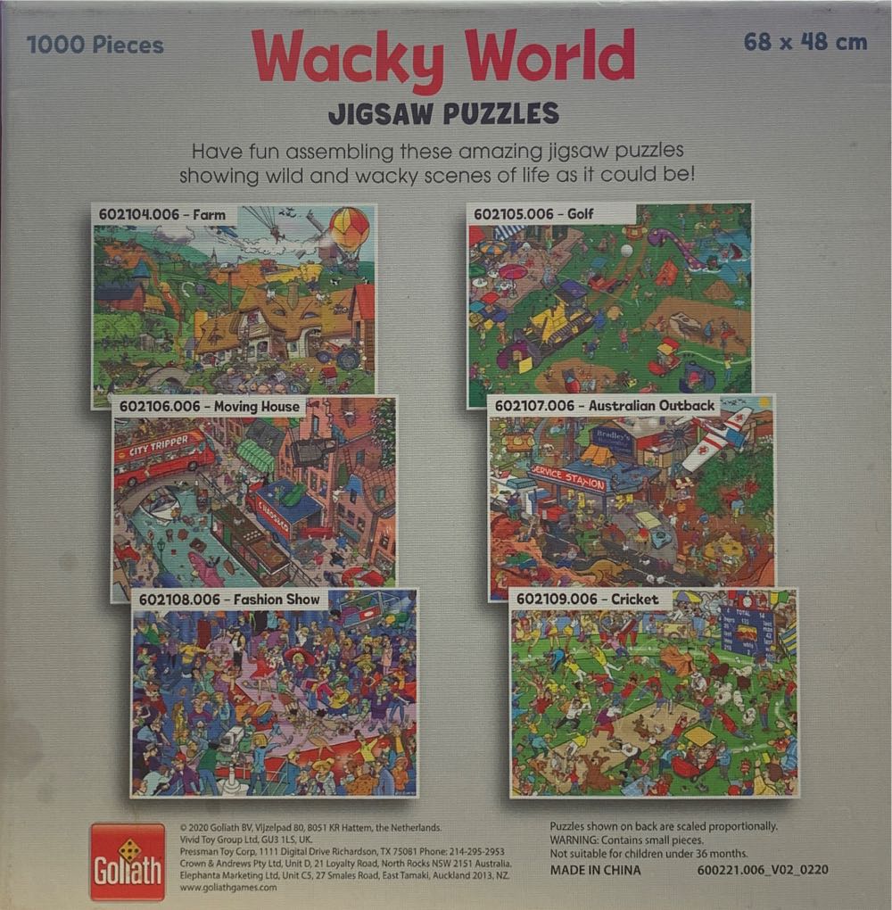 Wacky World: Moving House - goliath puzzle collectible [Barcode 9352214021069] - Main Image 2