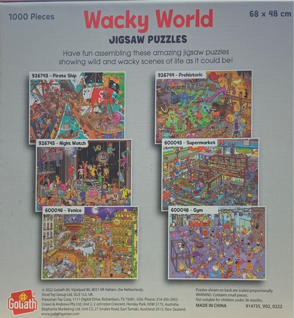 Wacky World: Pirate Ship Piece - goliath puzzle collectible [Barcode 8720077267435] - Main Image 2