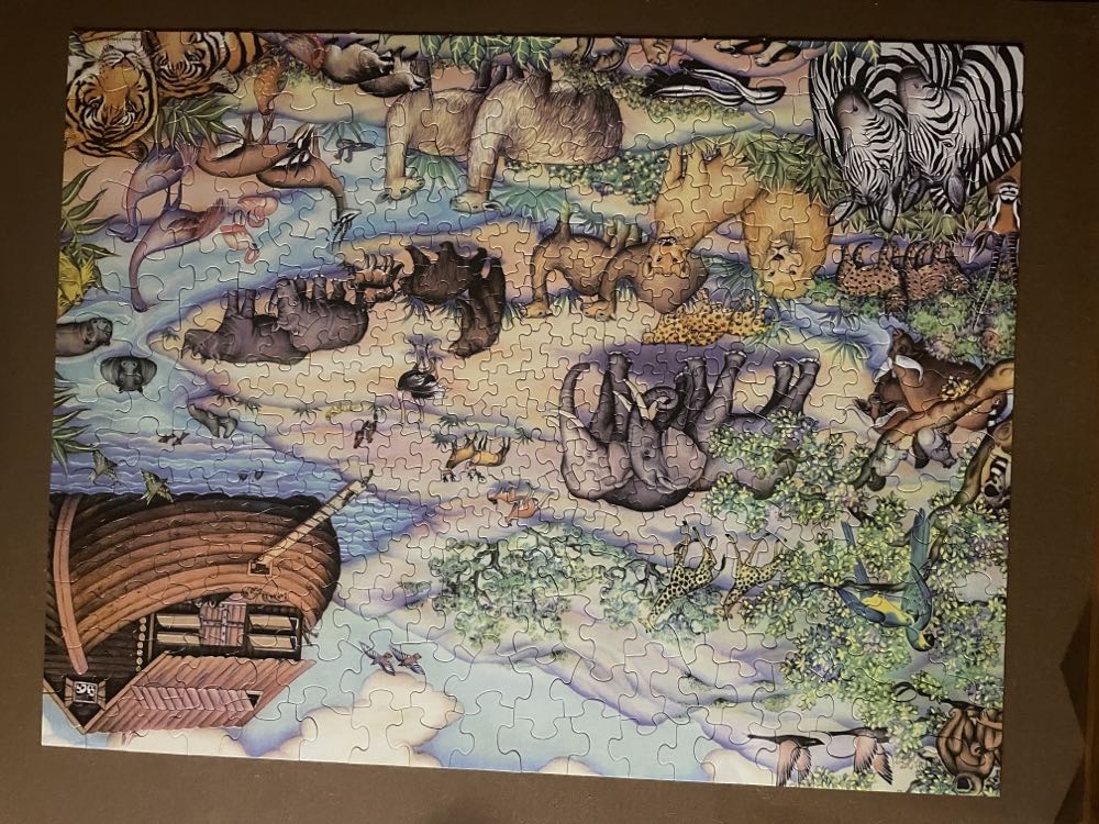 Springbok ”noah’s Ark” 400 Piece Family Large & Small Pieces  puzzle collectible [Barcode 091683700011] - Main Image 2