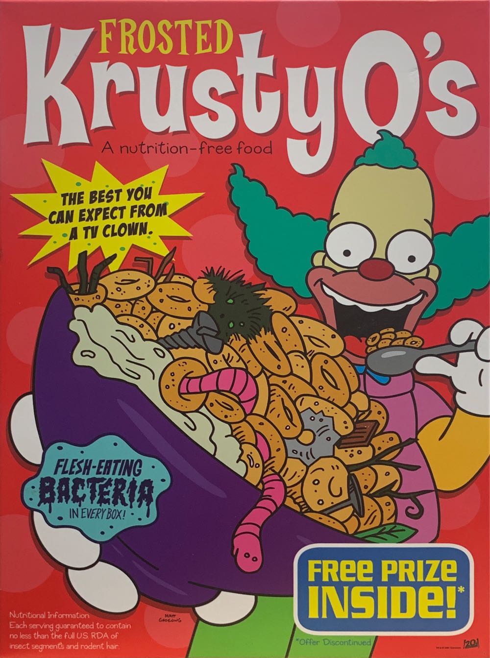 The Simpsons: Frosted Krusty O’s - 20th | Impact Merch puzzle collectible [Barcode 9316414156365] - Main Image 1