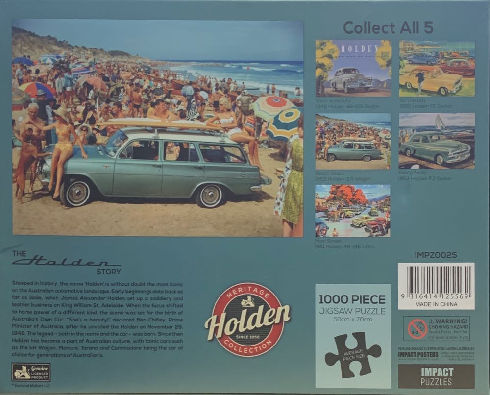 Holden: - Beach Vibes - Impact Merch puzzle collectible [Barcode 9316414125569] - Main Image 3