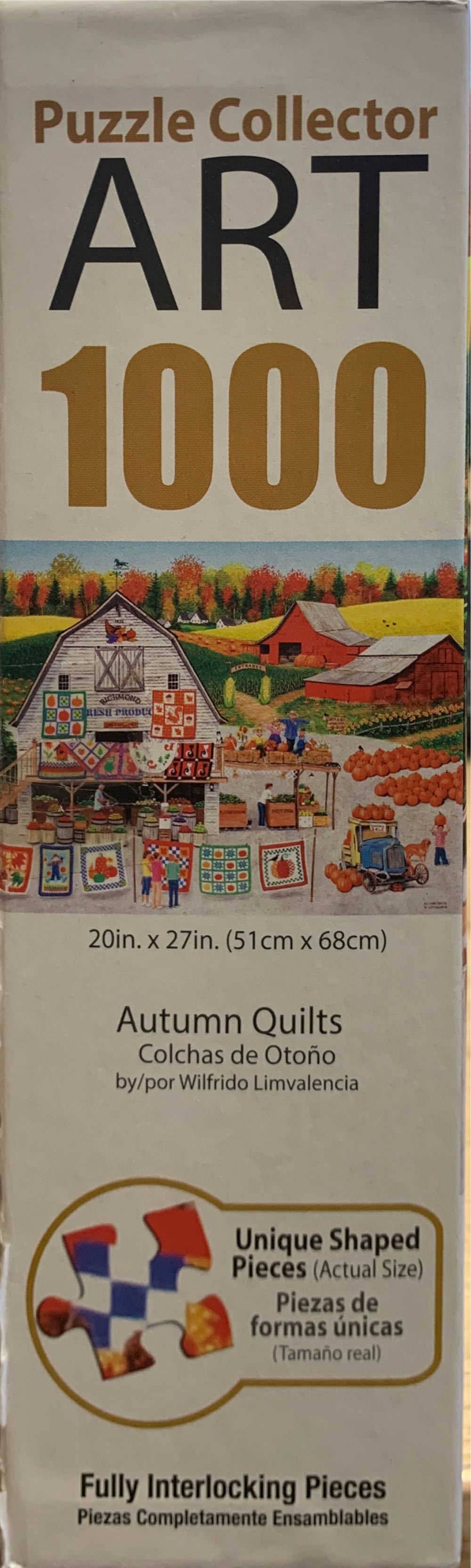 Autumn Quilts - SunsOut puzzle collectible [Barcode 9341102313492] - Main Image 3