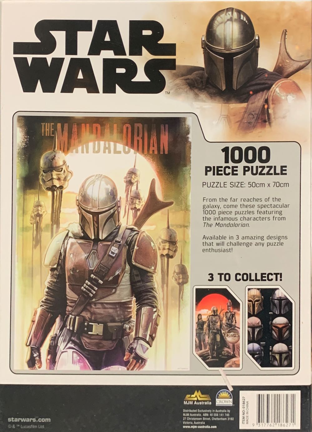 Star Wars: The Mandalorian (1) - Crown puzzle collectible [Barcode 9317762186271] - Main Image 2