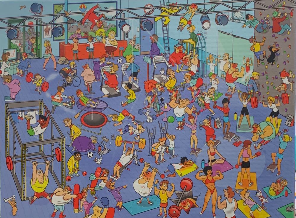 Wacky World: Gym - goliath puzzle collectible [Barcode 9352214000484] - Main Image 3