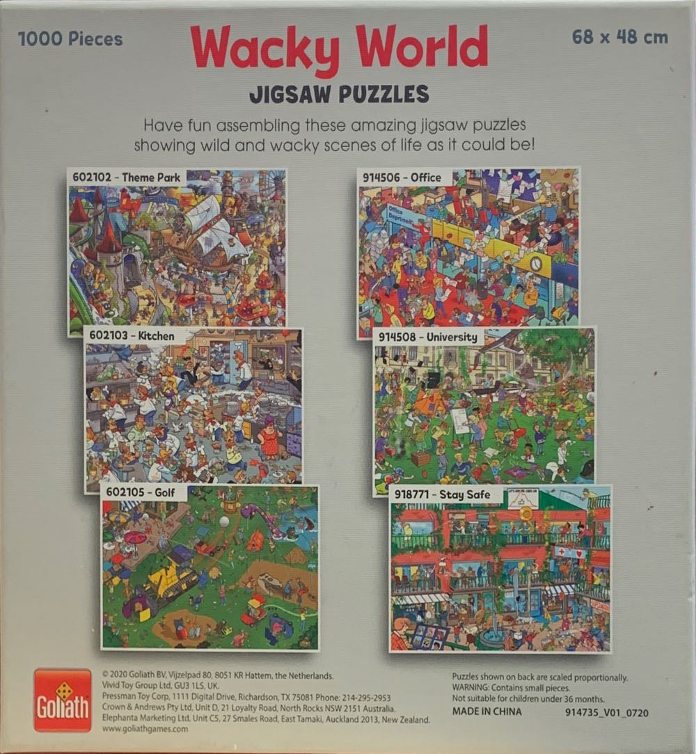Wacky World: University - goliath puzzle collectible [Barcode 8720077145085] - Main Image 2