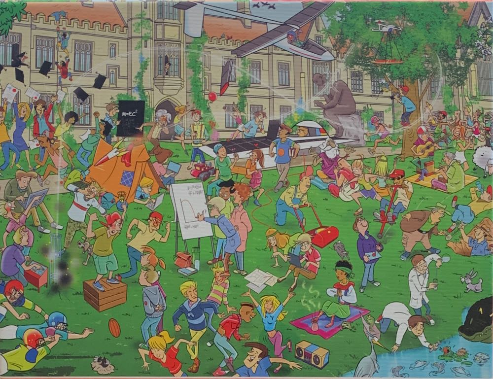 Wacky World: University - goliath puzzle collectible [Barcode 8720077145085] - Main Image 3