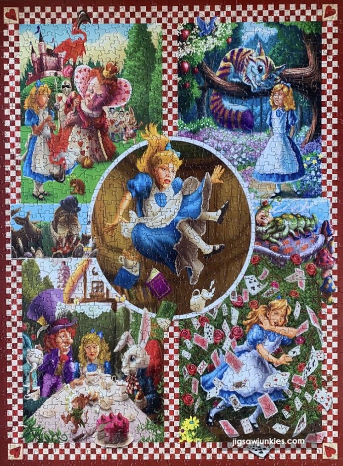 Alice In Wonderland🟦 - SunsOut puzzle collectible [Barcode 0796780752801] - Main Image 3
