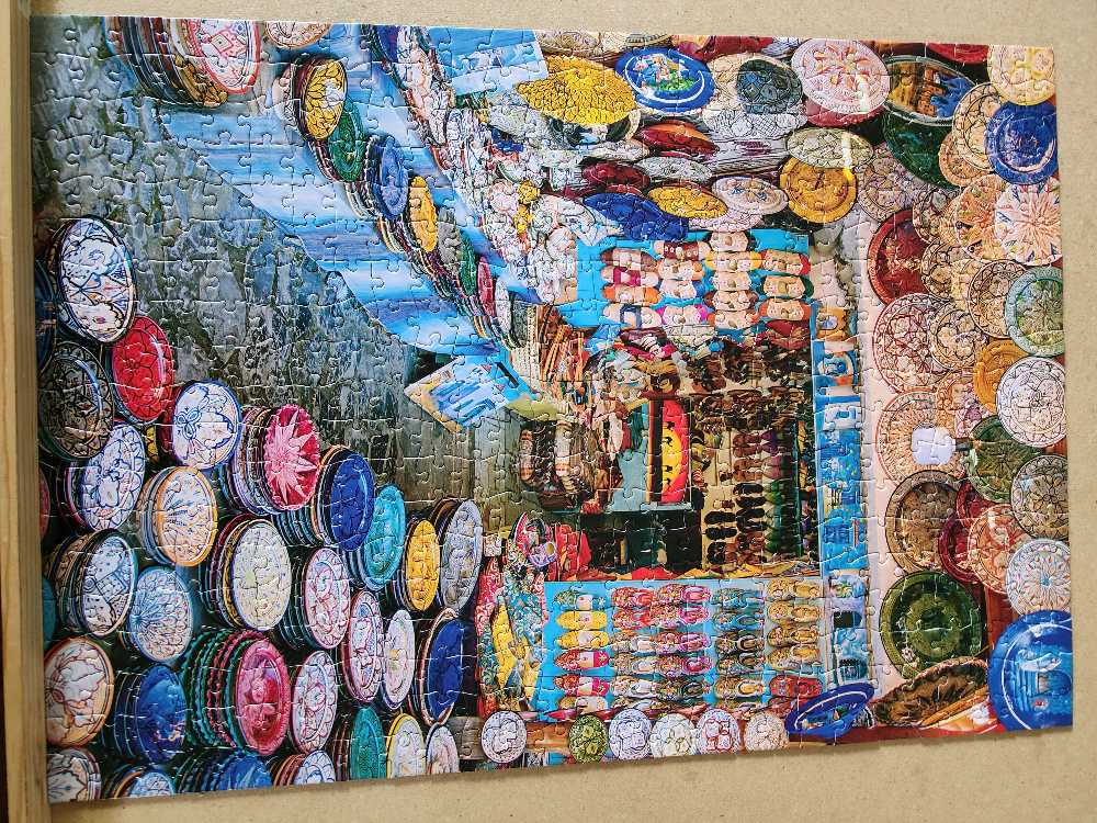 Chefchaouen Morocco  - Buffalo puzzle collectible [Barcode 079346338023] - Main Image 3