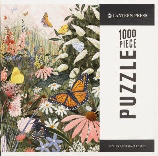 Butterfly Garden - Lantern Press puzzle collectible [Barcode 744252499990] - Main Image 2