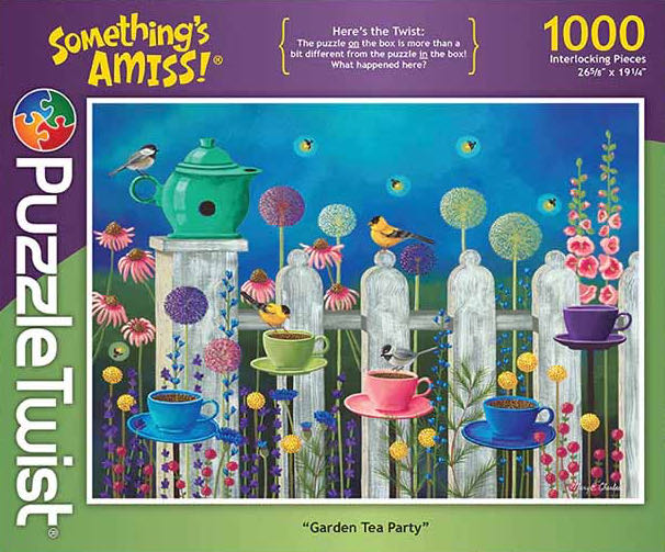  Garden Tea Party - PuzzleTwist puzzle collectible [Barcode 614399101653] - Main Image 2