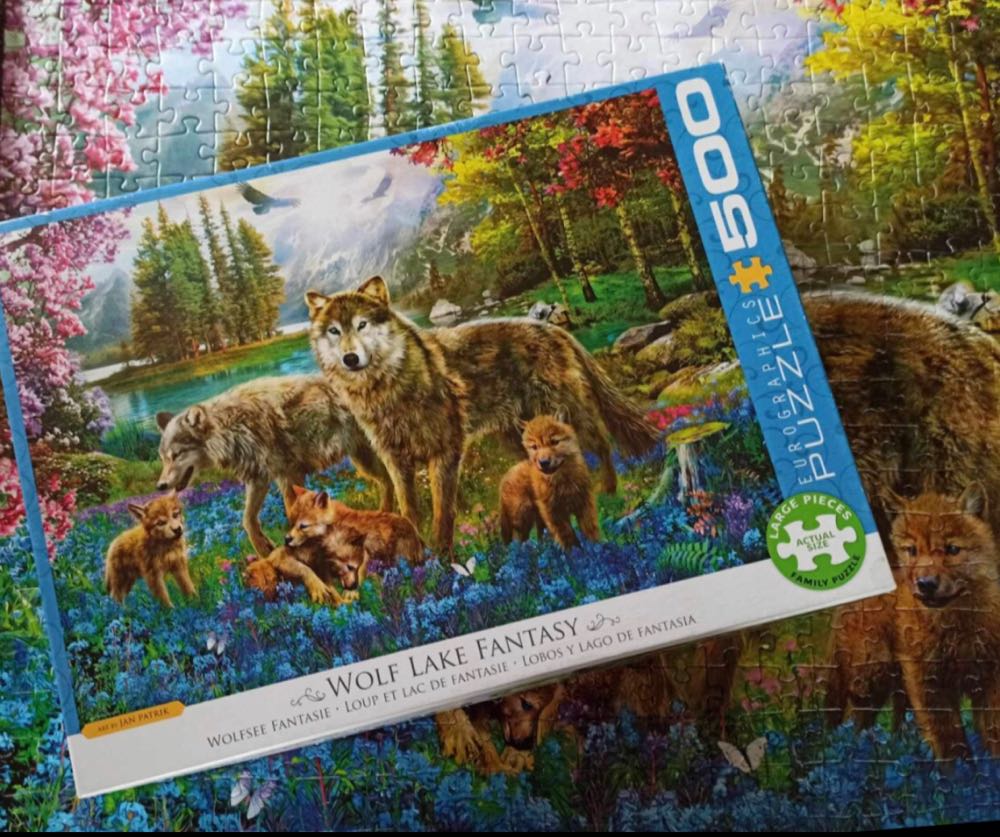 Wolf Lake Fantasy 🟦 - EuroGraphics puzzle collectible [Barcode 0628136753609] - Main Image 4