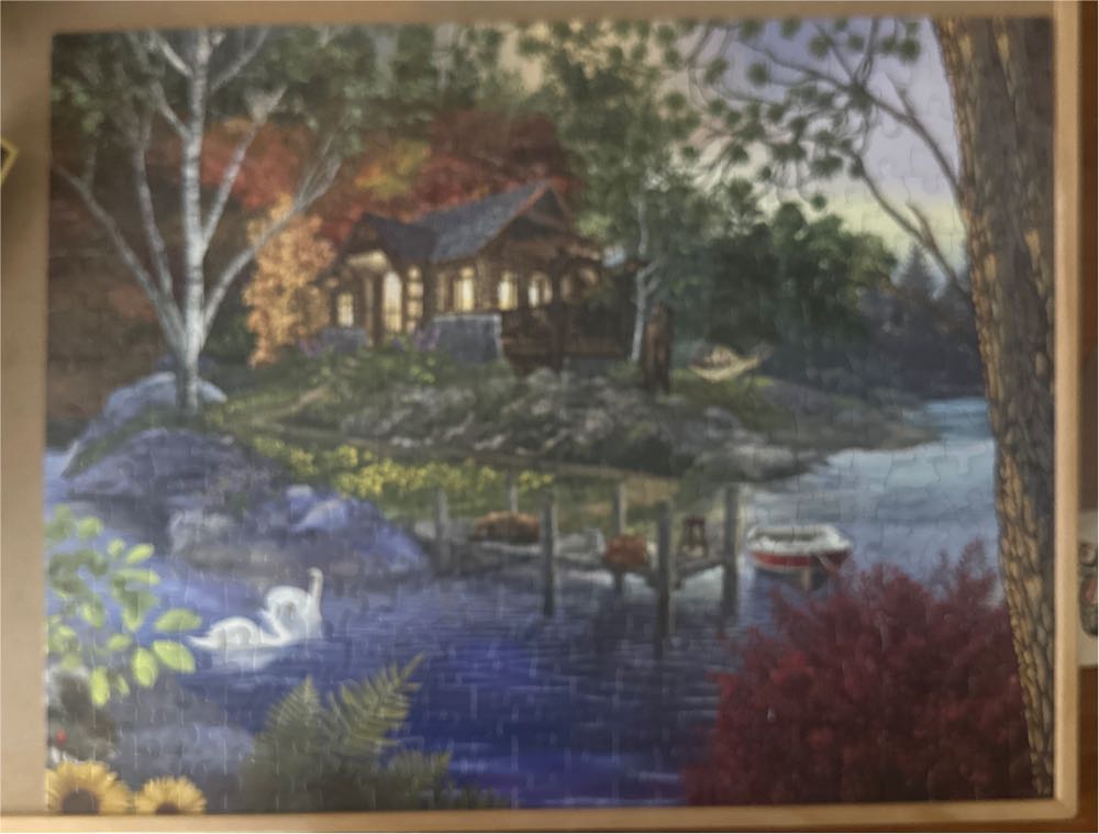 Memory Lake - SunsOut puzzle collectible [Barcode 796780319721] - Main Image 2