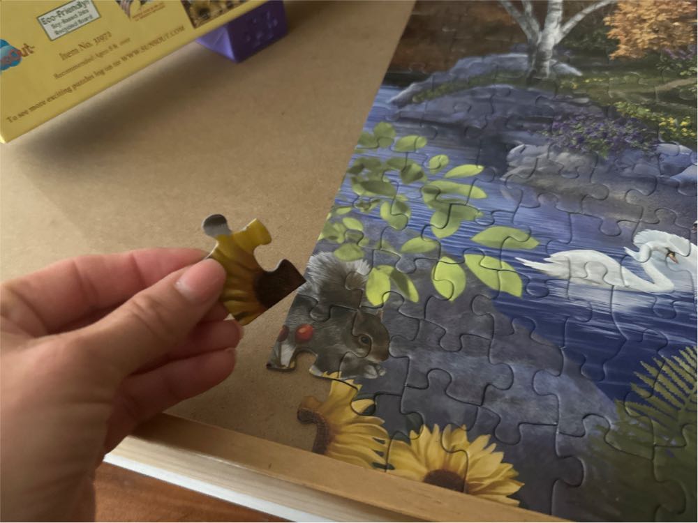 Memory Lake - SunsOut puzzle collectible [Barcode 796780319721] - Main Image 4