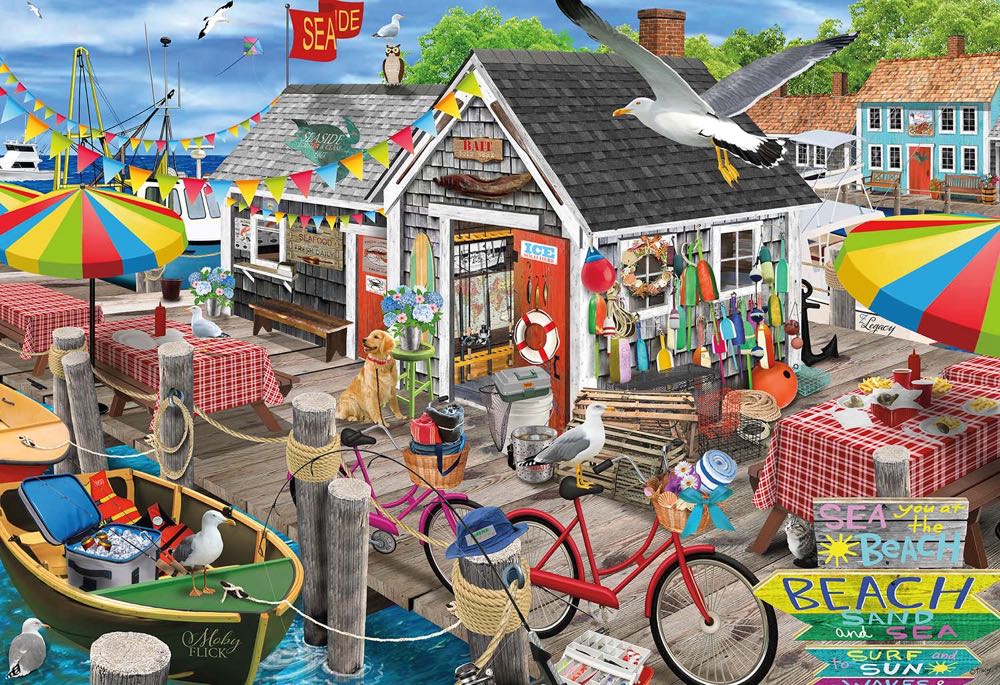 The Pier - Ceaco puzzle collectible [Barcode 021081350884] - Main Image 2