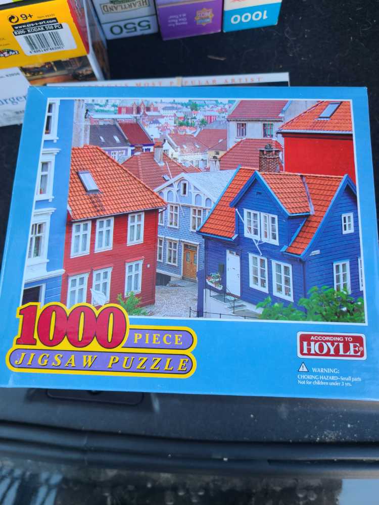 houses - According To Hoyle puzzle collectible [Barcode 041187056008] - Main Image 1