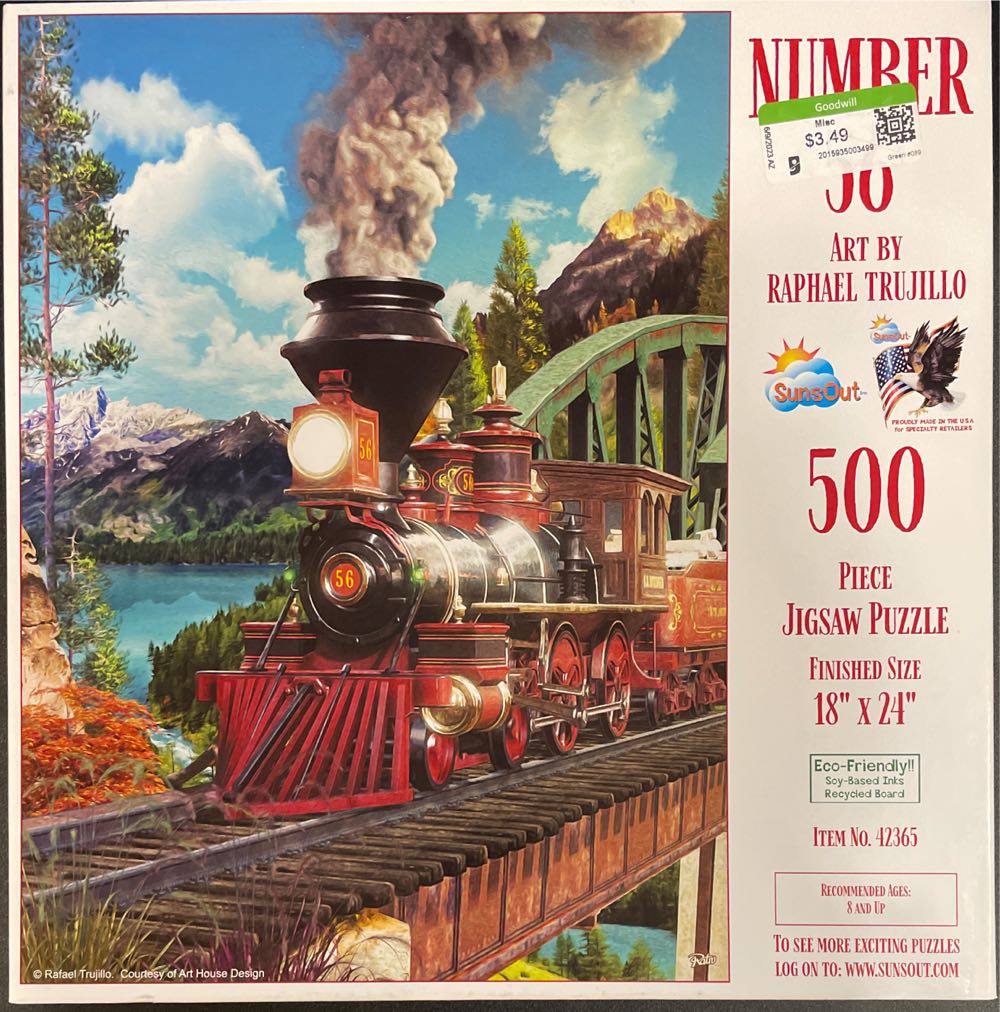 Sunsout Inc Number 56-500 Pc Jigsaw Puzzle By Artist: Rafael Trujillo Finished Size 18” X 24” Mpn# 42365 - SunsOut puzzle collectible [Barcode 796780423657] - Main Image 2