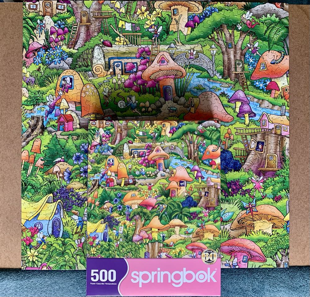 Fairytale Mushroom Forest - Springbok puzzle collectible [Barcode 091683025442] - Main Image 4