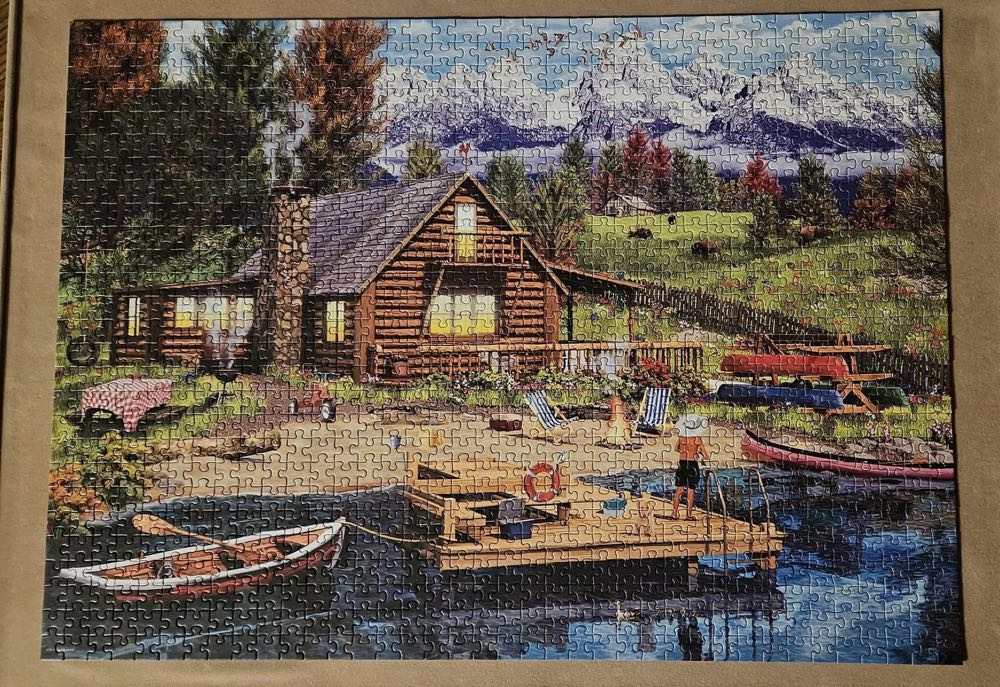 Grand Teton Cabin - Cheryl - Eurographics puzzle collectible [Barcode 628136657266] - Main Image 3
