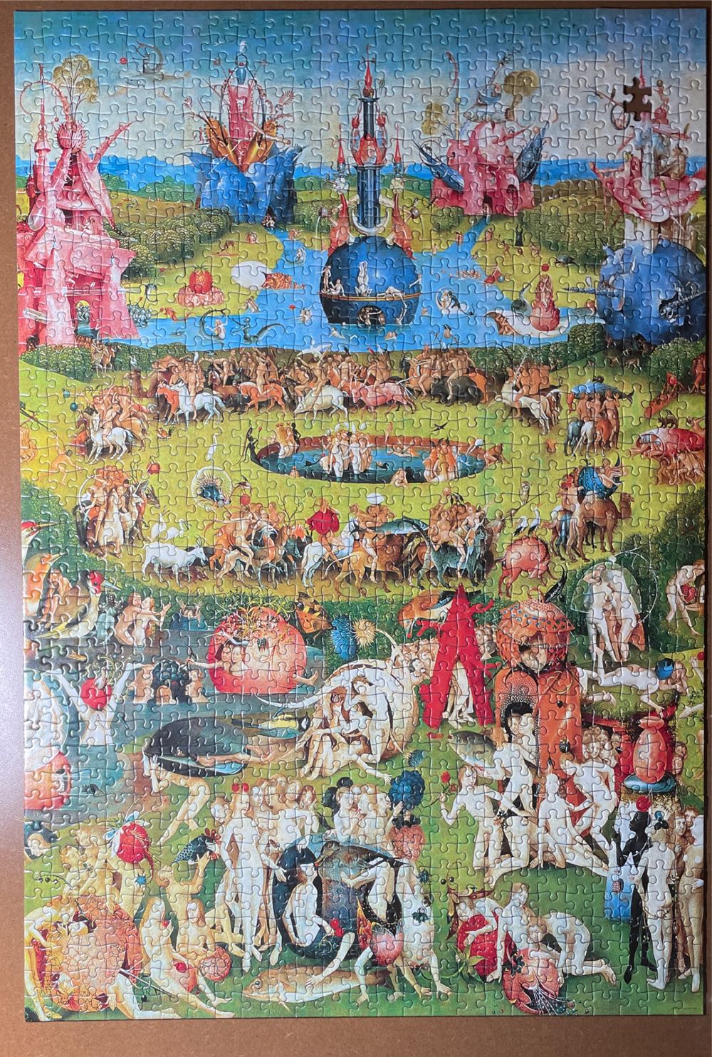 El Jardin De Las Delicias Garden Of Delights Museo Prado New Educa Jigsaw - Educa Borras puzzle collectible [Barcode 8436045014528] - Main Image 2
