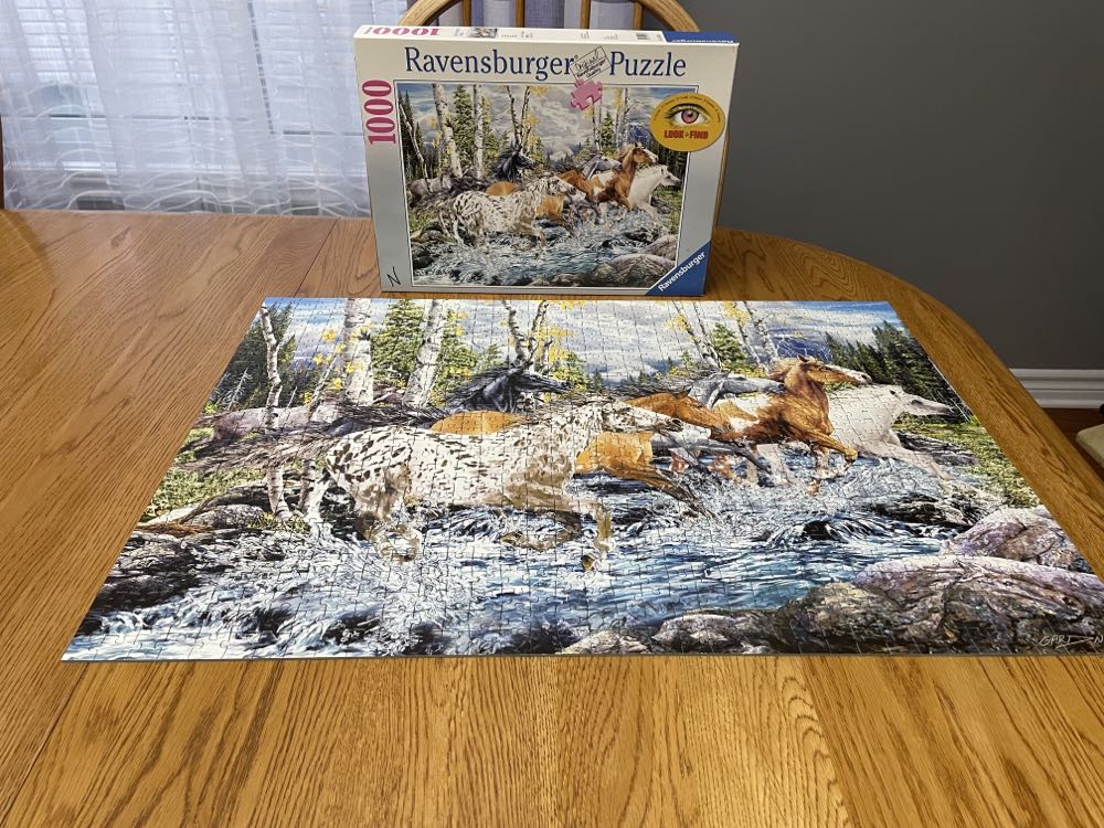 Horses (HTF) - Ravensburger puzzle collectible [Barcode 4005556159284] - Main Image 3