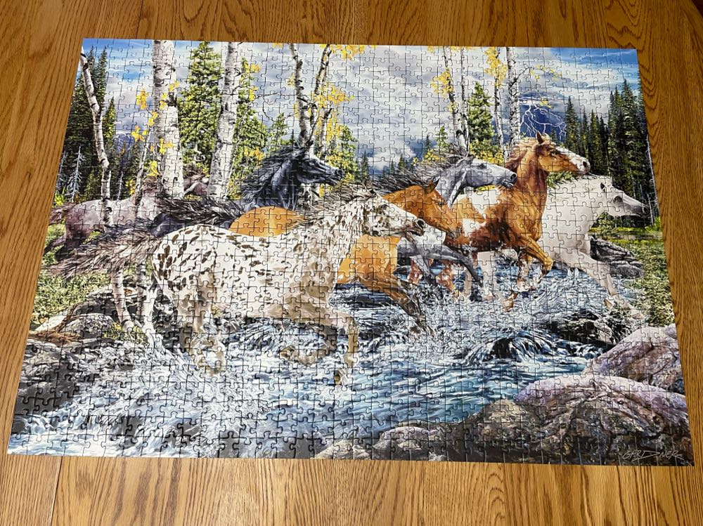 Horses (HTF) - Ravensburger puzzle collectible [Barcode 4005556159284] - Main Image 4