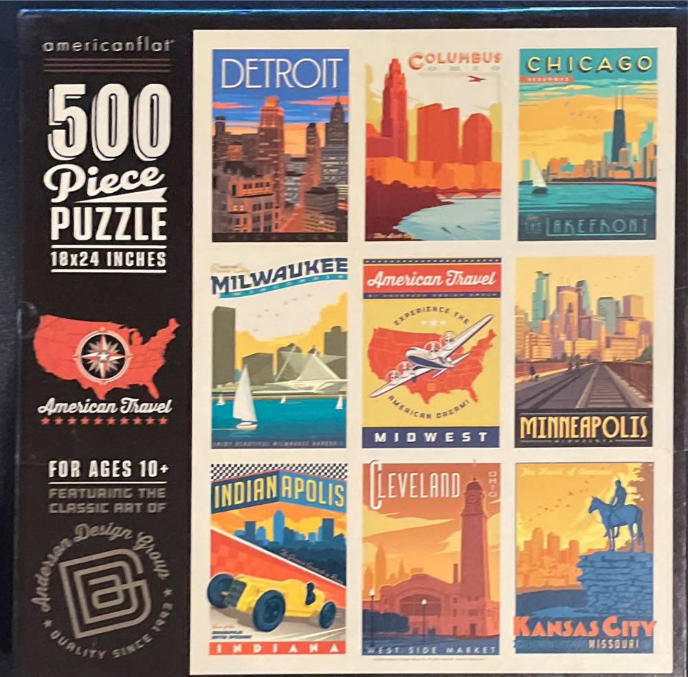 American Travel - Americanflat puzzle collectible - Main Image 1
