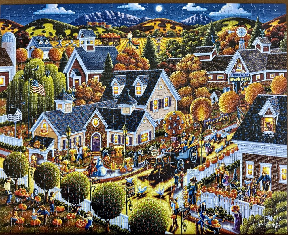 All Hallows Eve - Sold - Dowdle puzzle collectible - Main Image 2