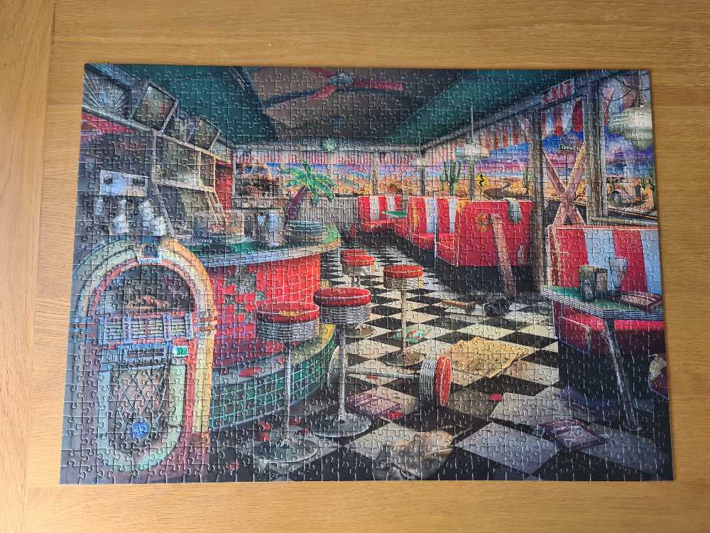 Sell Abandoned Diner NEW - Ravensburger puzzle collectible - Main Image 2