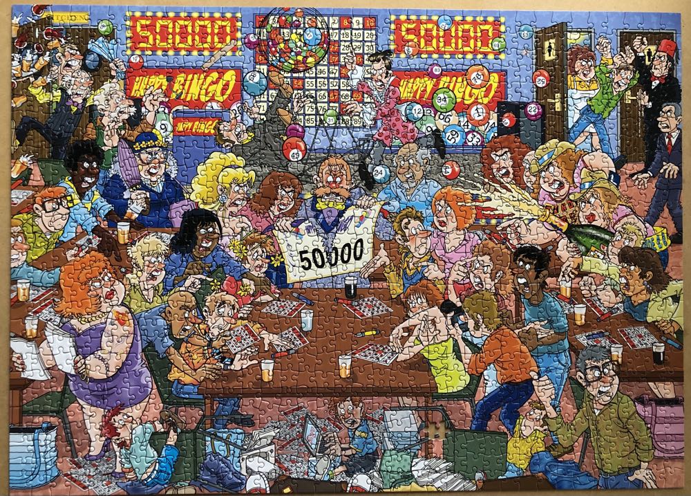 Wasgij Mystery #19 Bingo Blunder - Holdson puzzle collectible [Barcode 9414131773527] - Main Image 3