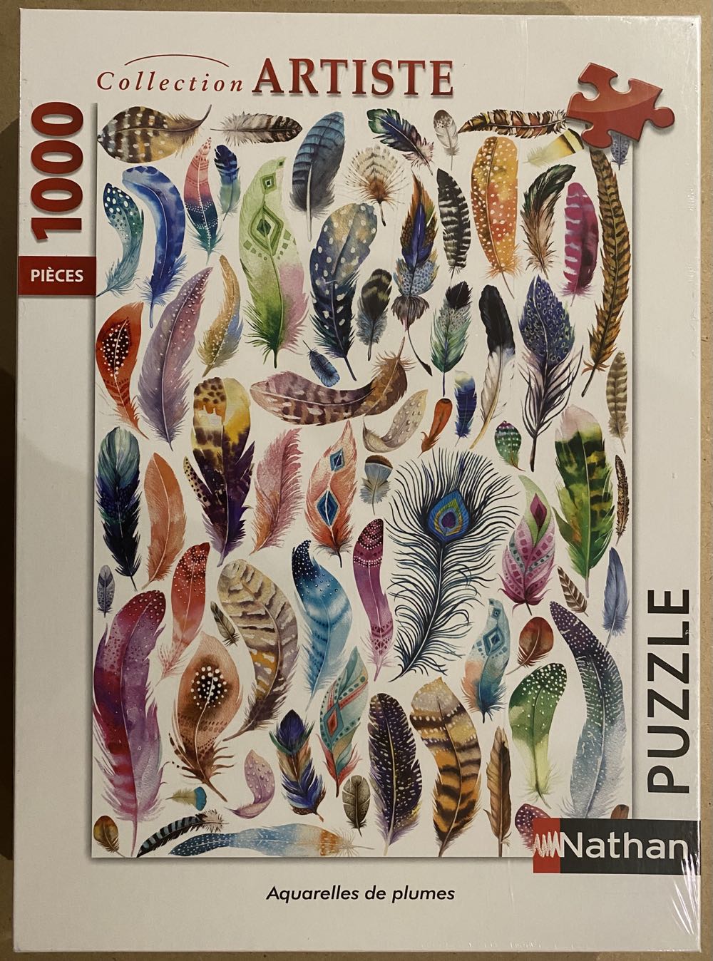 Nathan - Aquarelles de Plumes - Nathan puzzle collectible - Main Image 1