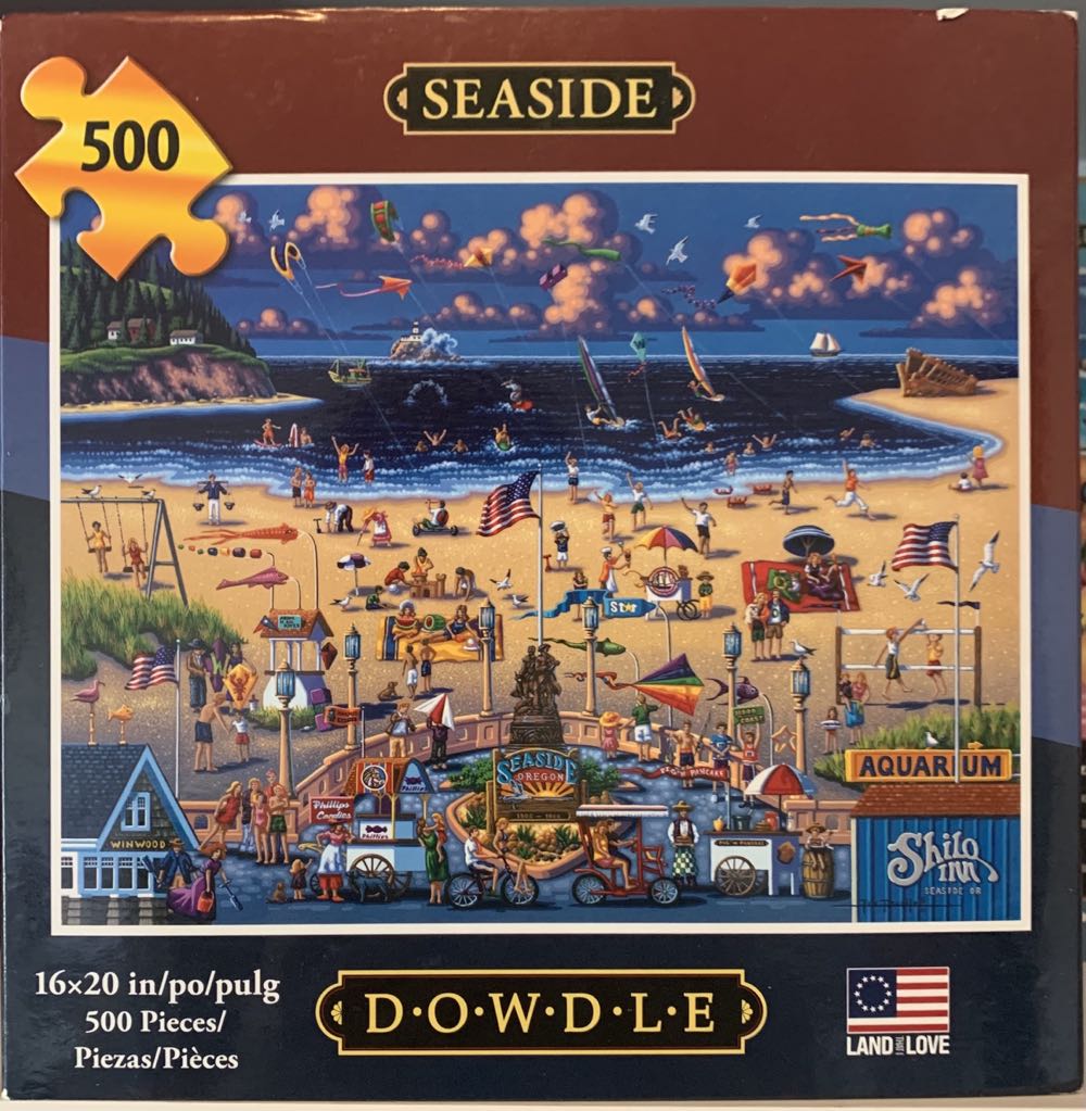 Seaside - Dowdle Folk Art 🇺🇸 puzzle collectible - Main Image 2