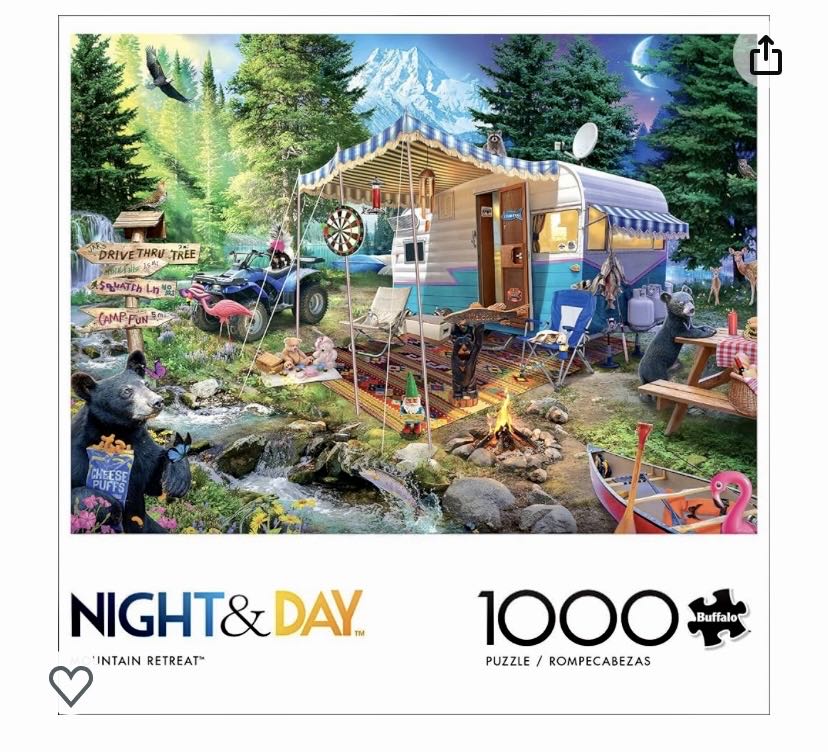Night & Day Mountain Retreat - Seth - Buffalo puzzle collectible - Main Image 2