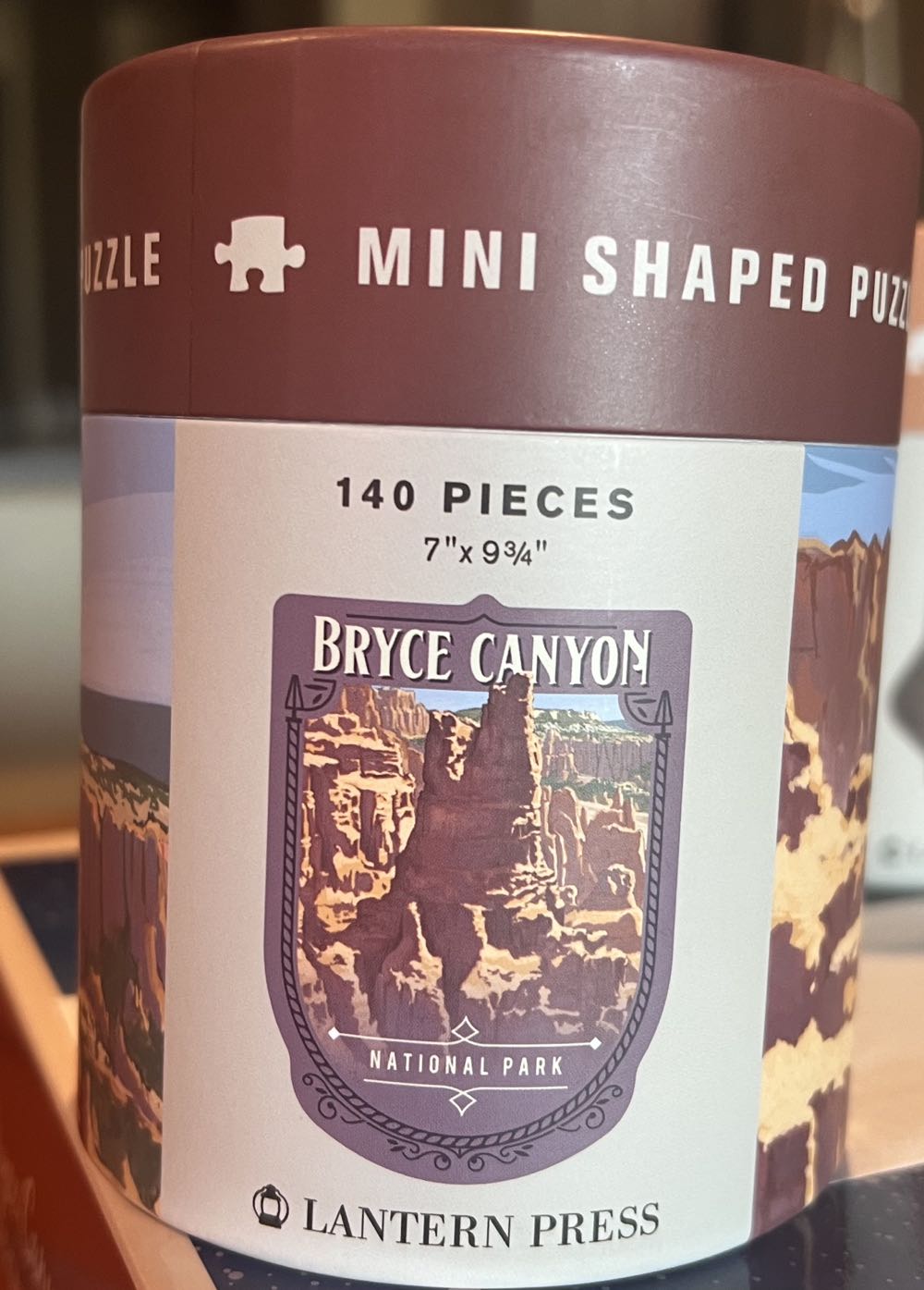 Bryce Canyon Mini Puzzle - Lantern Press puzzle collectible [Barcode 744252628161] - Main Image 1