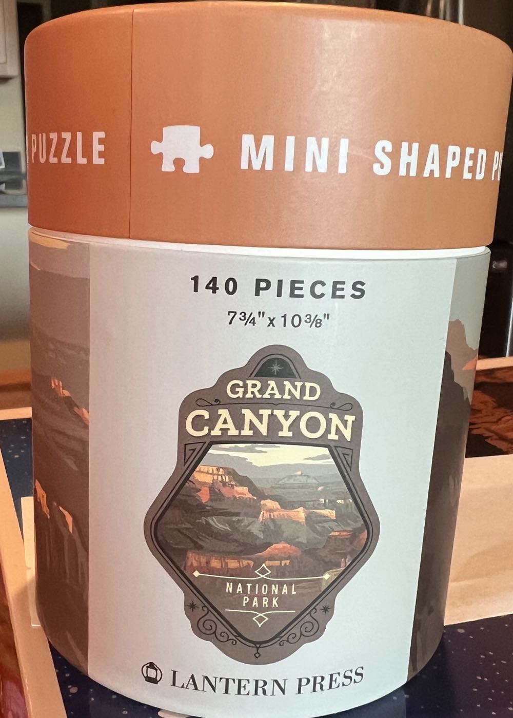 Grand Canyon Mini Puzzle - Lantern Press puzzle collectible [Barcode 744252982119] - Main Image 1