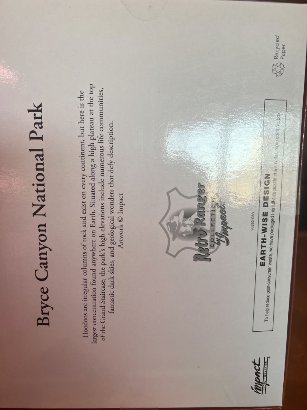 Bryce Canyon National Park - Impact puzzle collectible [Barcode 802285375282] - Main Image 2