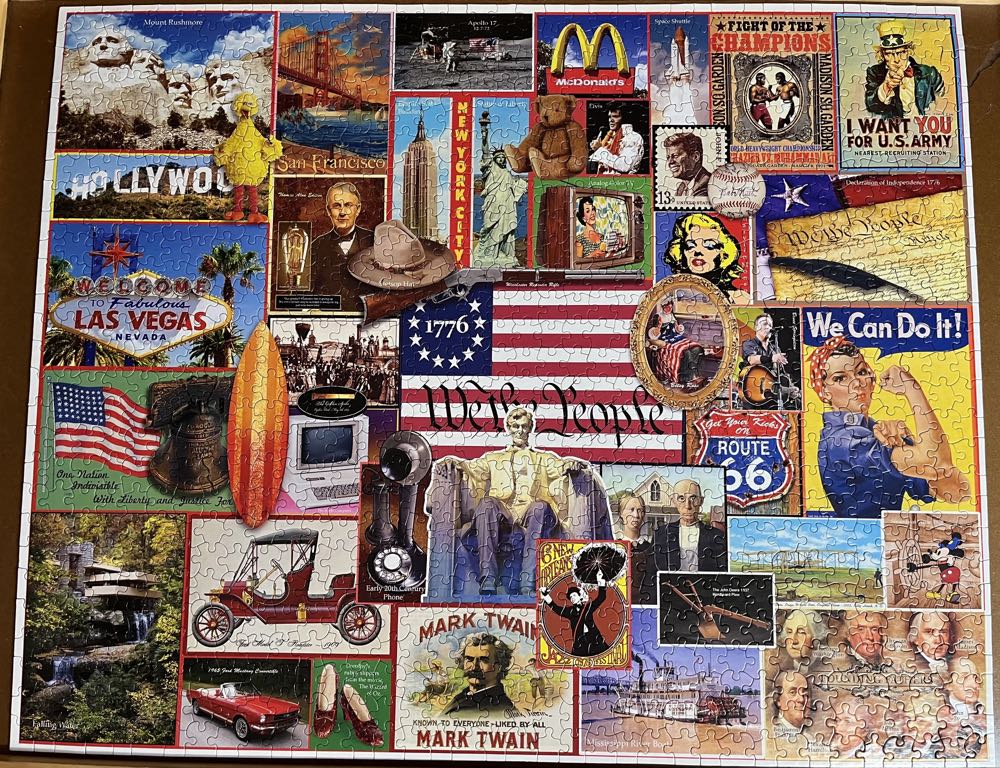 Sold American Originals - White Mountain puzzle collectible [Barcode 724819267125] - Main Image 2