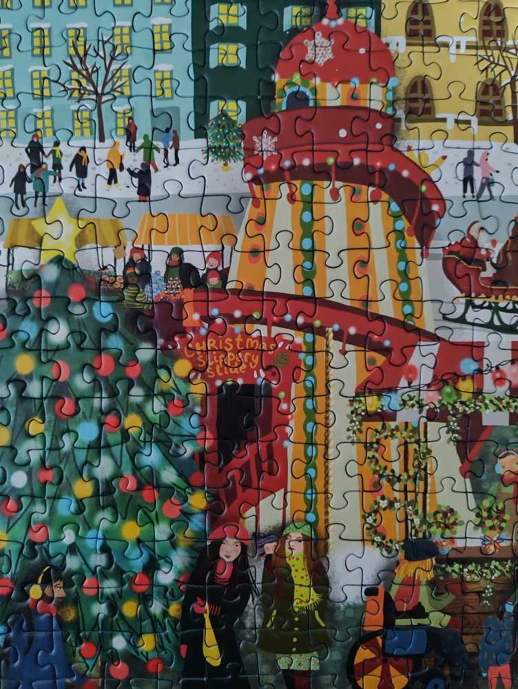 Christmas Market  - Ravensburger puzzle collectible [Barcode 4005556175468] - Main Image 4